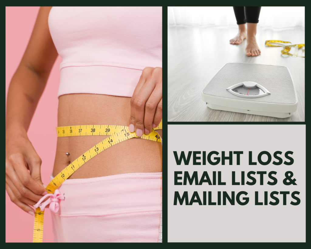 Weight Loss Email Lists & Mailing Lists