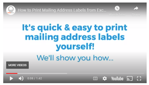 Print Address Labels
