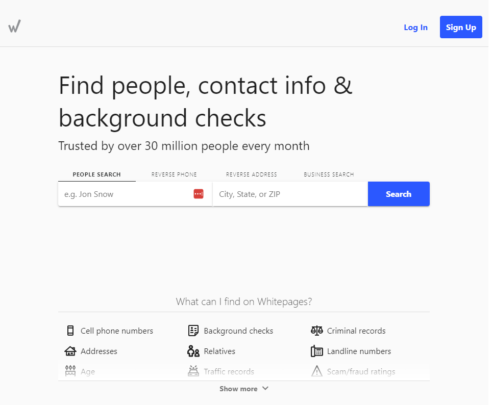 WhitePages: How to find a phone number using the WhitePages online.
